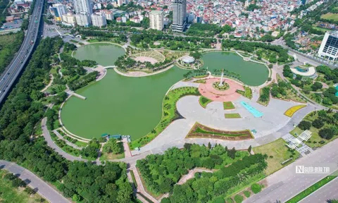 Ngắm công viên hiện đại nhất Hà Nội sau hơn 10 năm đưa vào sử dụng